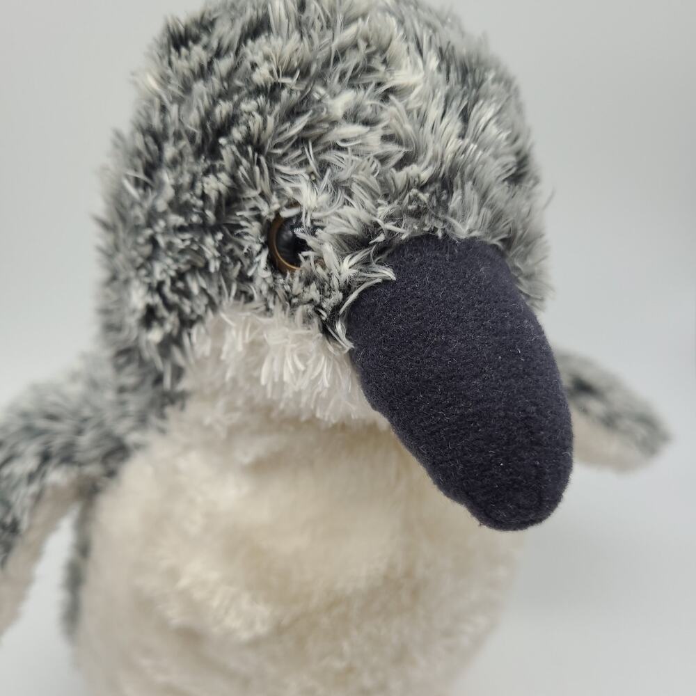 Minkplush Australia Mawson Penguin Chick Plush Stuffed Animal Bird Shaggy Gray 1